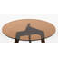 Plateau de table rond en verre trempé-96006382-96006381