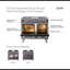 Cuisinière mixte ILVE Professional Plus II Series de 40 pouces avec 6 brûleurs scellés et plaque de cuisson (RAL)-523339407-523339401