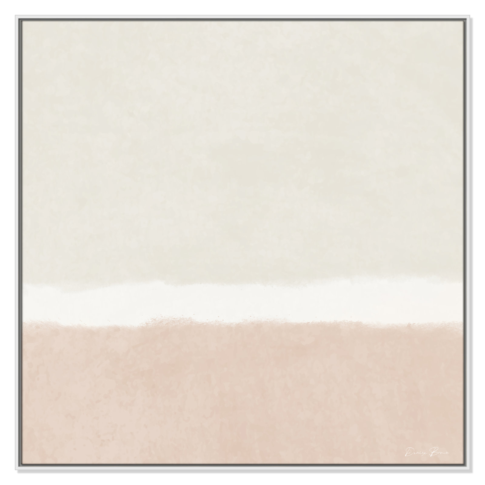 Willadeene "Slate I" Print, 46.5" H x 46.5" W, White Framed