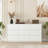 Modern Minimalist Double Dresser with Drawer White-1413227285-1415329516