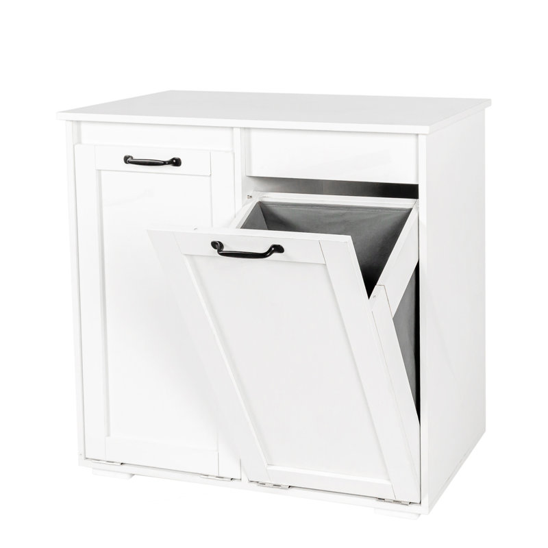 Laundry Cabinet ,With 2 Removable Liner Bags