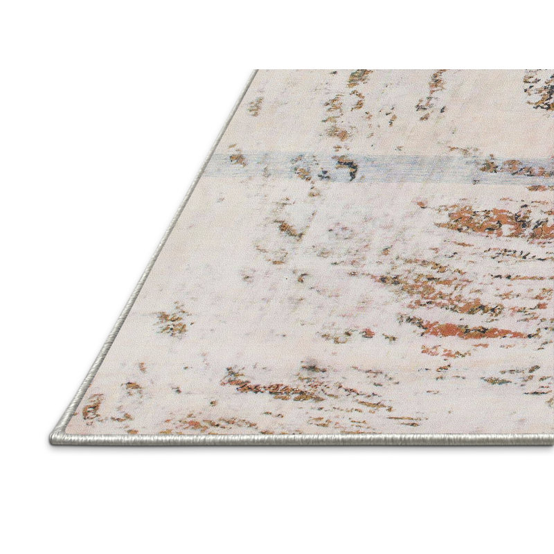 Tapis abstrait multicolore Stonesfield, Rectangle 7 pi x 10 pi