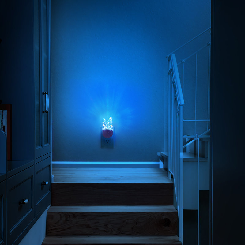 Butterfly Acrylic Plug-In RGB Night Light With Gradient Effects