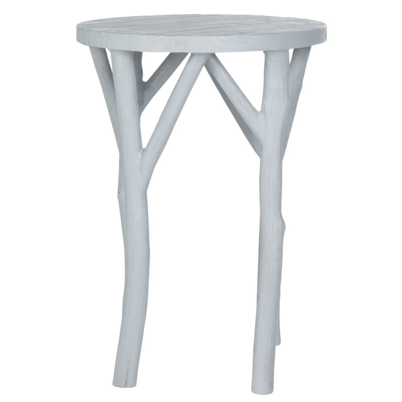 Elia End Table, Pearl Blue/Grey