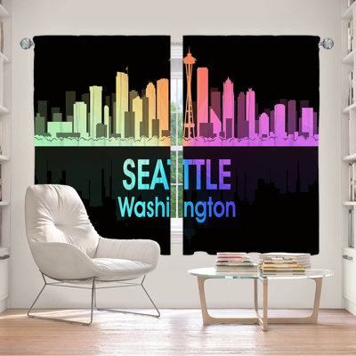 Deshala Room Darkening Curtains / Drapes Pair