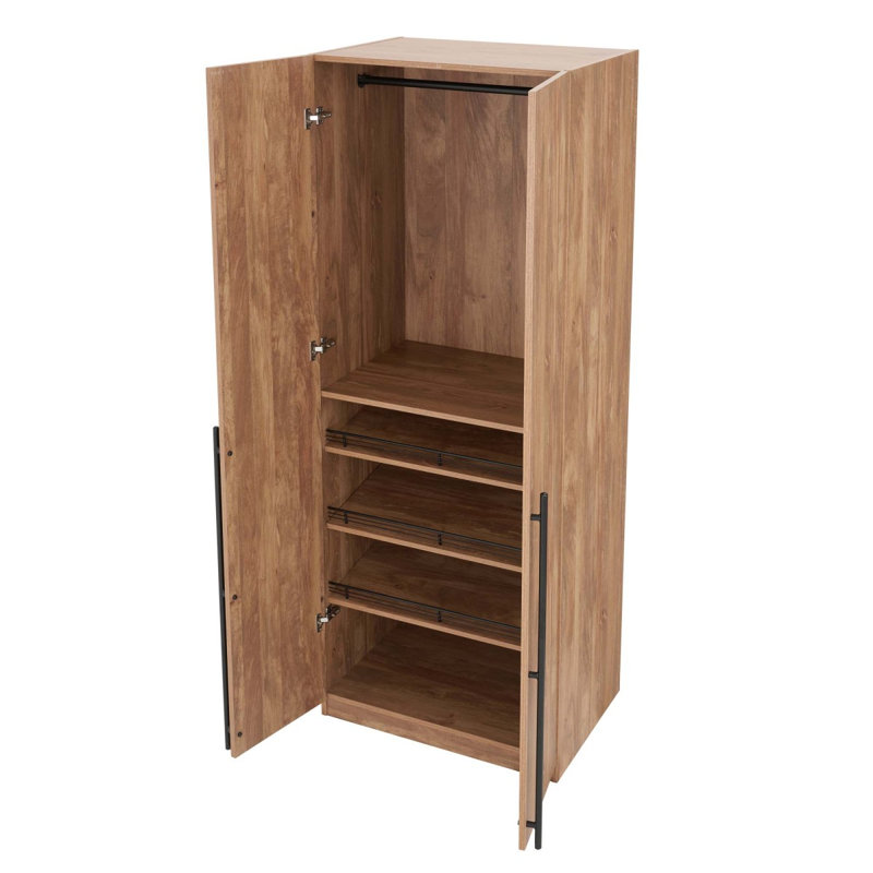 Armoire-penderie 32 po Lee, Brun