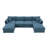 Chenille Modular Sectional Sofa with Double Cushions-869434868