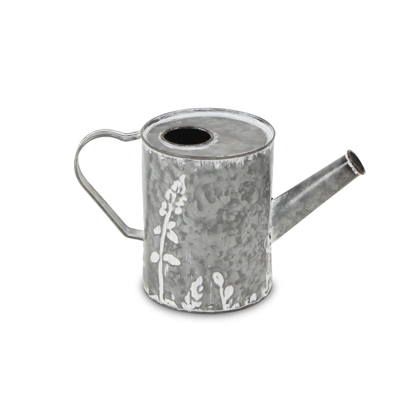 Vase de table décoration en métal galvanisé Joycelyn, H 6 po x l 10,5 po x P 4,75 po