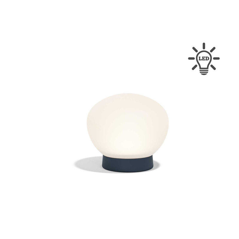 Luna Lamp 24"x24" LED Cable, 21.75" H x 24" W x 24" D, Blue