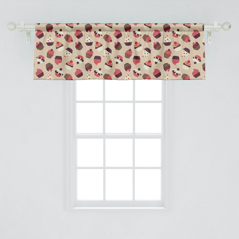 Multicolore motif cantonnière Ambesonne, L 54 po x L 12 po