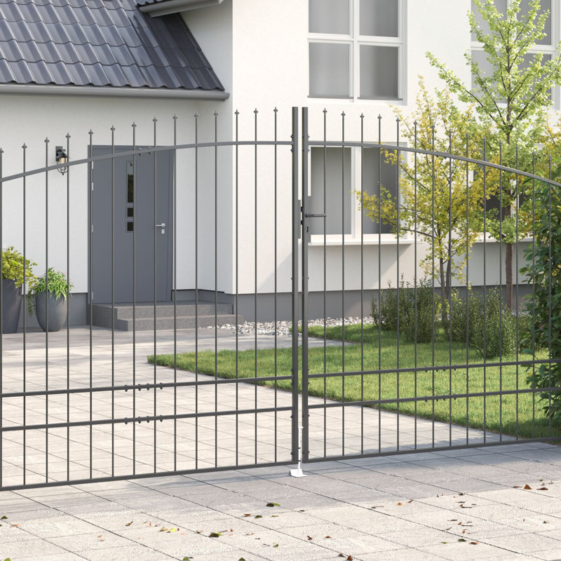 vidaXL Double Gate with Lock