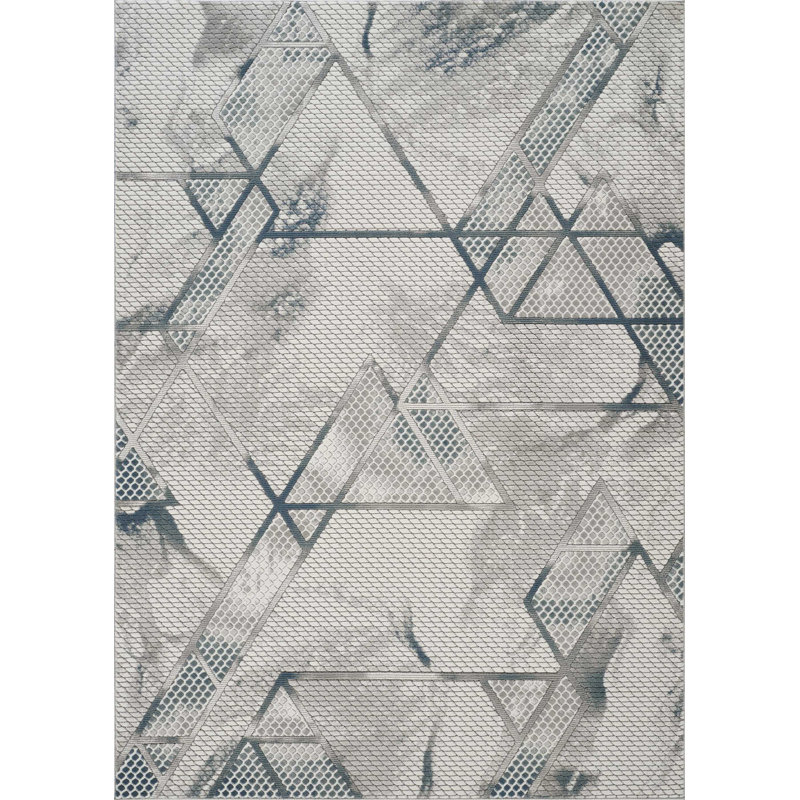 Tapis gris, Rectangle 7 pi 10 po x 10 pi 6 po