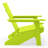 Modern Poly Adirondack Chair With Ottoman-2005742404