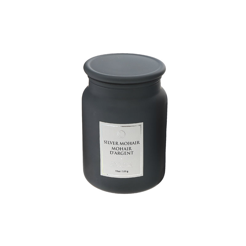 Silver Mohair Scented Jar Candle