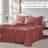 Vilano Springs Extra Deep Pocket Sheet Set, 6-Piece Ultra Soft Microfiber Sheets and Pillow Cases, Wrinkle Resistant, Easy Care-86340231-86340214