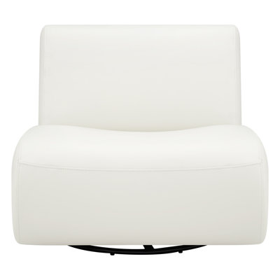 Nita Linen Swivel Lounge Chair