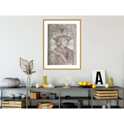 «Maximilian I Emperor of Allemagne (1459-1519)» par Albrecht Dürer, impression giclée encadrée