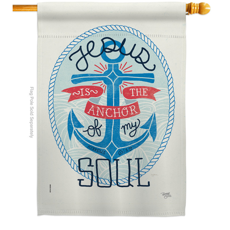 Double Sided 40'' H x 28'' W Polyester House Flag