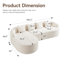 Canapé modulaire Curved Cloud-126257206