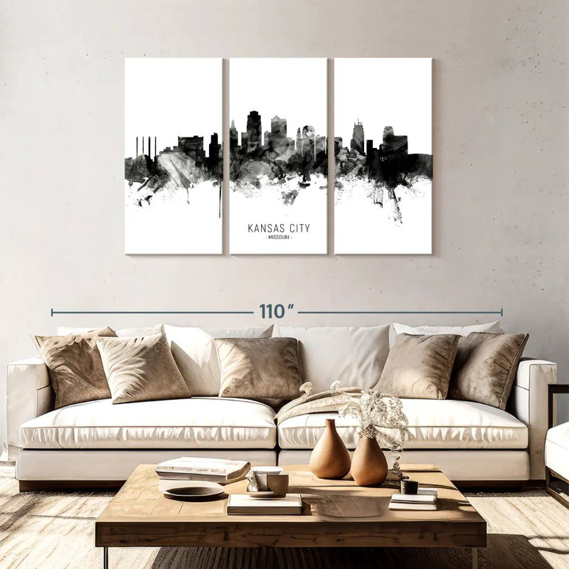 Skyline de Sirecs, Kansas City, Missouri III, H 48 po x l 74 po