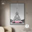 «Pink in the Cityscape Paris», reproduction d'art sur toile par Art Remedy-110316530-110316523-110316520