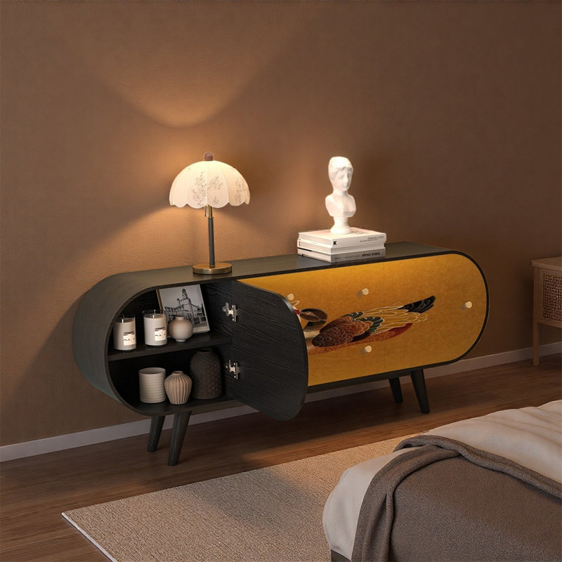 Buffet en pin durable avec rangement
