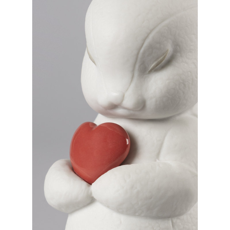 Figurine de lapin charmant et généreux