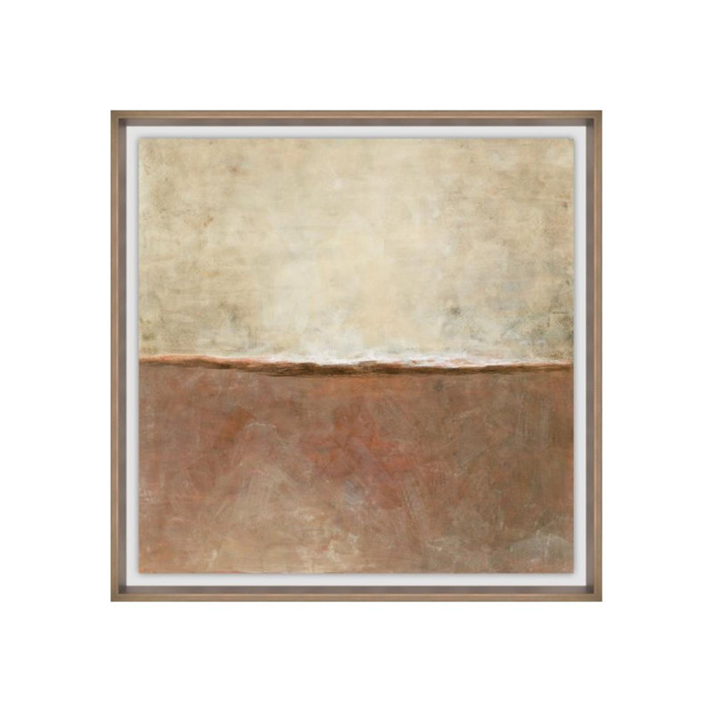 «Muddy Lane III» par Sara Brown, impression sur toile tendue, Couche de verre, H 24 po x l 24 po x 1,5 po