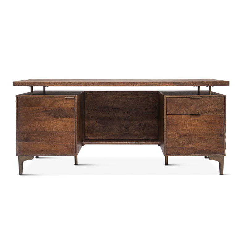 Vallarta Solid Wood Executive Desk