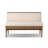 Ripley Dining Bench-49"-Crypton Wayfarer Snow-2107292779