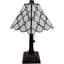 Lampe de table noire 15 po Coachella