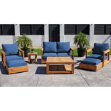 Chatsworth 7 Piece Love Seat Group With 36" Chat Table