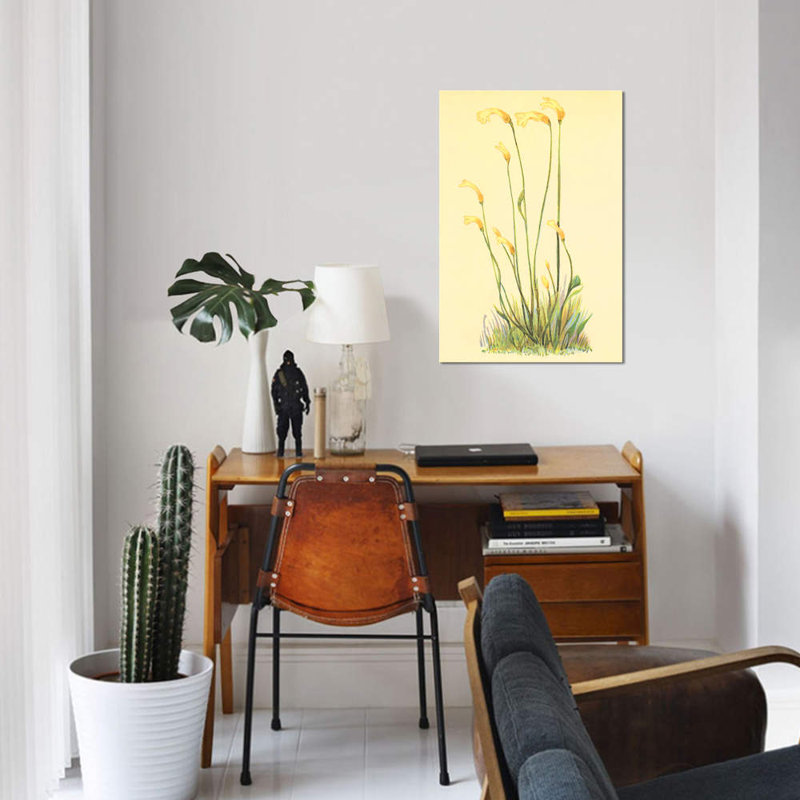 Collection One One Flowered Root par PI - Impression sur toile tendue sur châssis, H 40 po x l 26 po x P 1,5 po