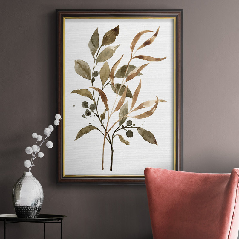 Toile encadrée de qualité supérieure «Preserve Autumn Leaves II» - prête à être accrochée, H 20 po x l 16 po x P 2,5 po