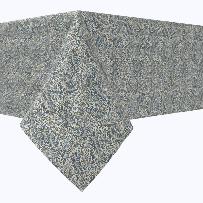 Rectangular Tablecloth, 100% Cotton, Floral 82, 104" x 52"
