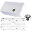 Kingston Brass Arcticstone 33-Inch Solid Surface White Stone Apron-Front Single Bowl Farmhouse Kitchen Sink