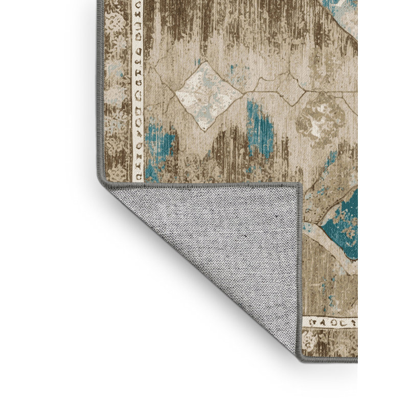Classic Ornament Rug, Square 4'