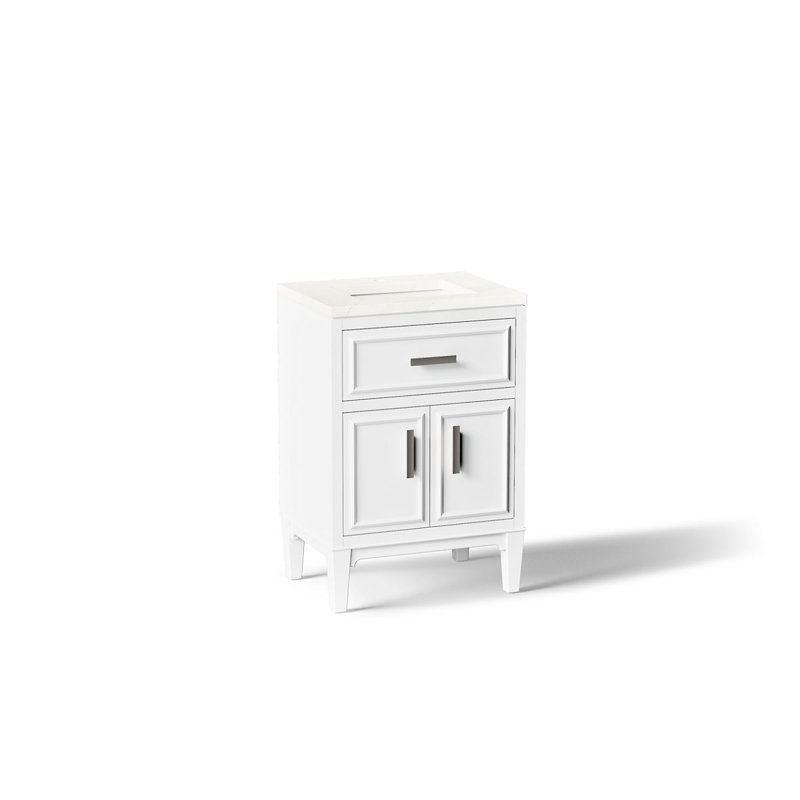 Southerk 30-In Bathroom Vanity Set, White, 24"