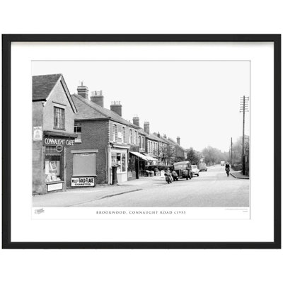 Brookwood, Connaught Road C1955 by Francis Frith - Single Picture Frame Print