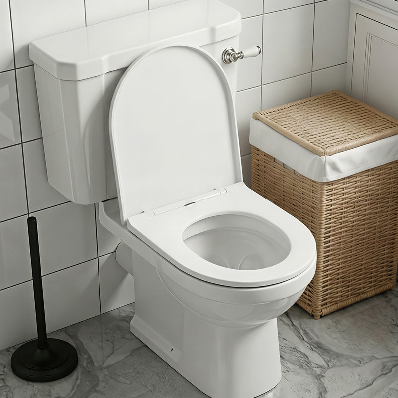 U-Shaped Soft-Close Toilet Seat