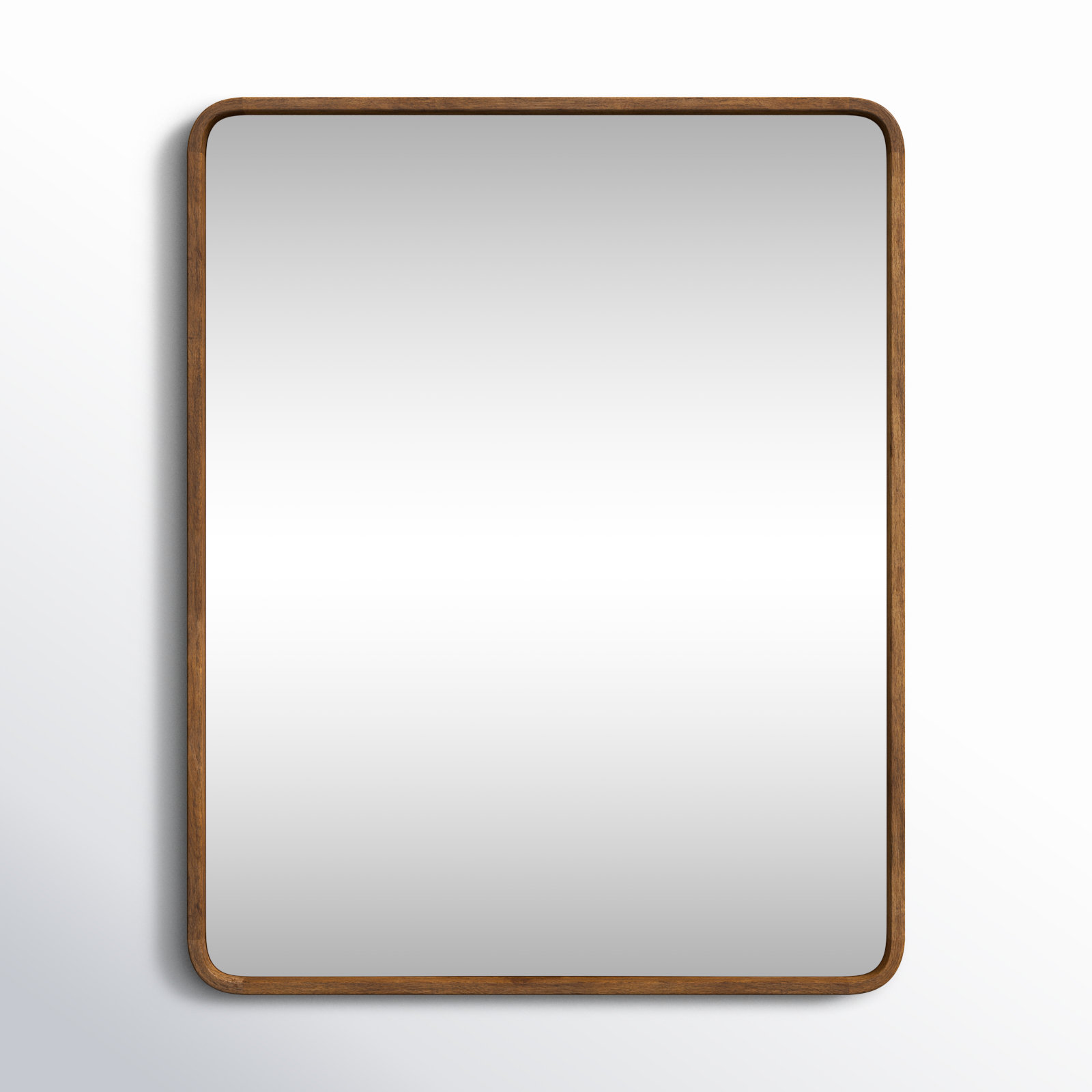 Sherman Wood Rectangle Mirror, 30" x 24", Natural Rustic
