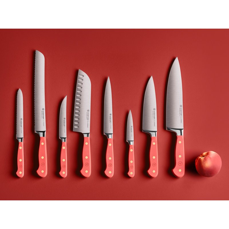 WÜSTHOF Classic Color Coral Peach 9" Double Serrated Bread Knife
