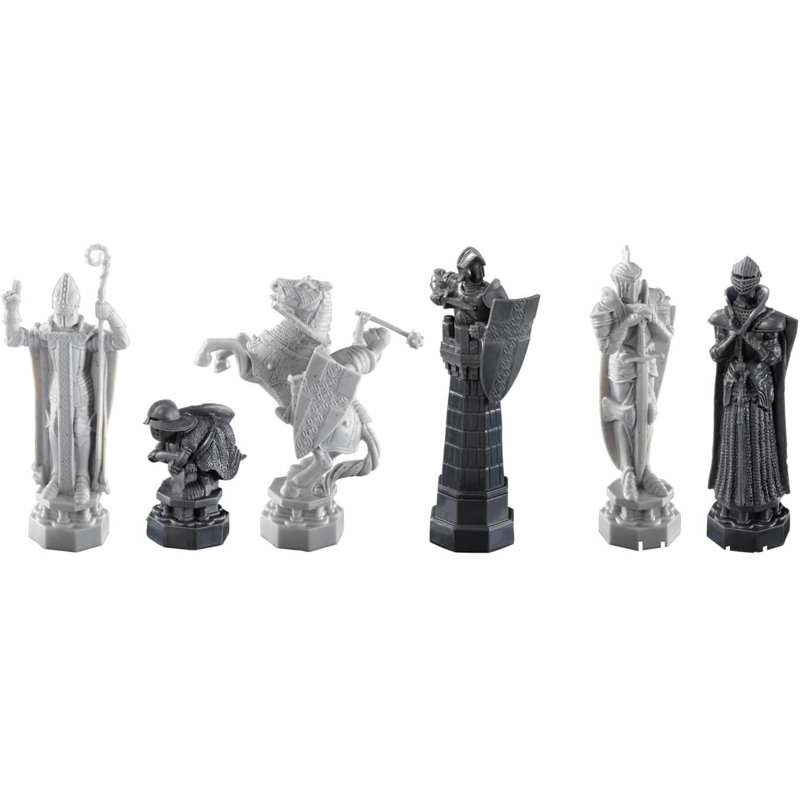 Harry Potter Wizard Chess Set with Black and White Square Board
