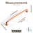7 3/5'' INCH Hole Center American Classic Antique Bar Pull Multipack-Matte Brushed Copper-116793671-131210475