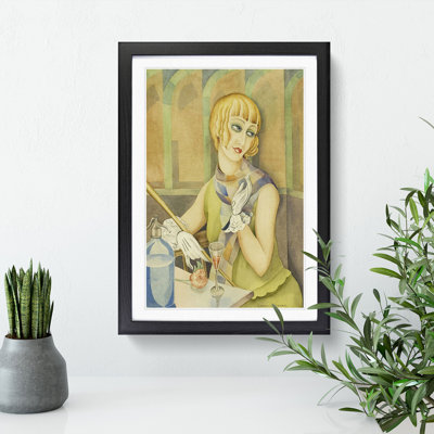 Lilli Elbe by Gerda Wegener - Picture Frame Painting