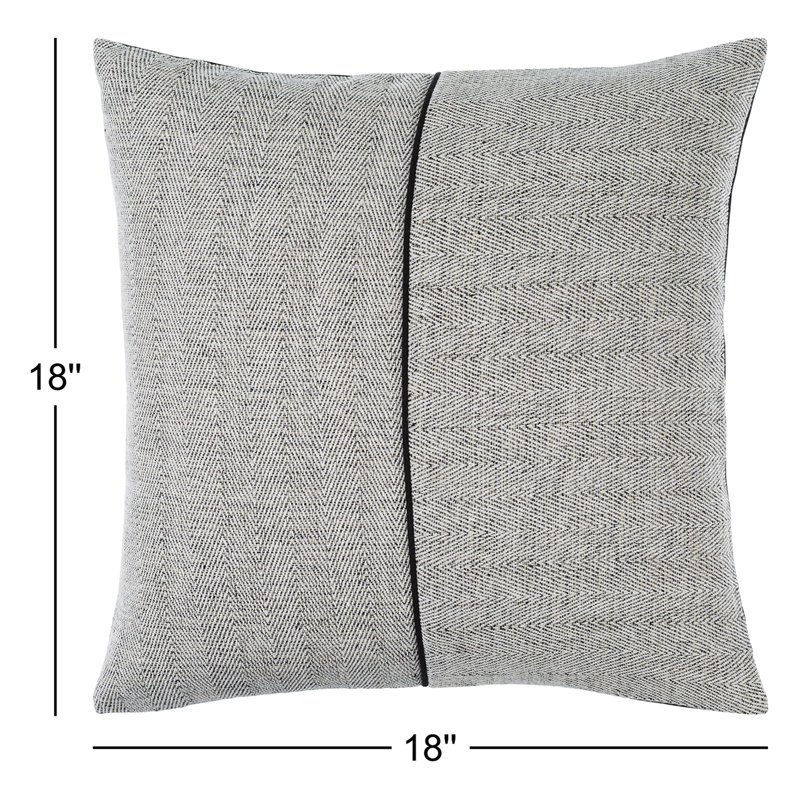 Coussin Damir, 18 po x 18 po, Housse de coussin seulement - sans coussin