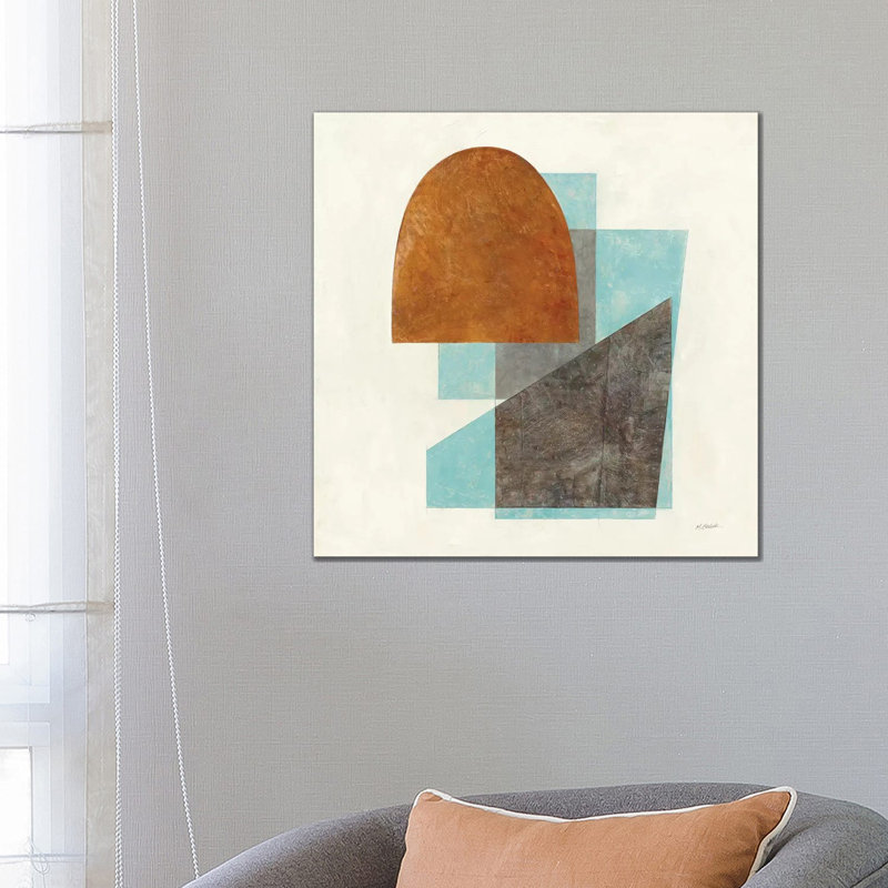 Quintet I Turquoise by Mike Schick - Wrapped Canvas Gallery-Wrapped Canvas Giclée, 66.04 cm H x 66.04 cm W
