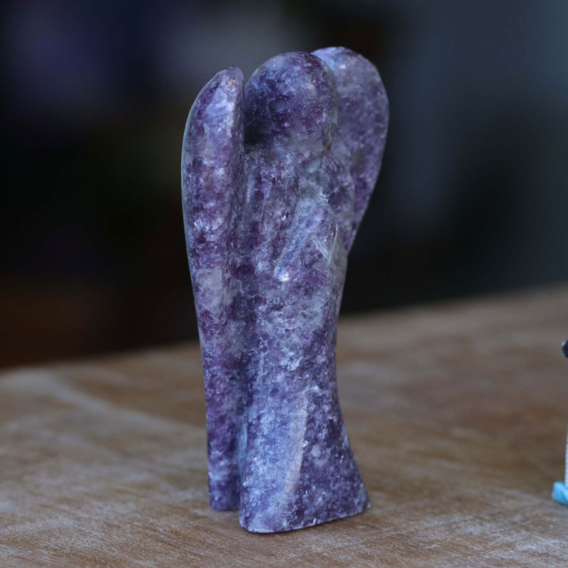 Statue ange de beauté Sagadahoc Lépidolite