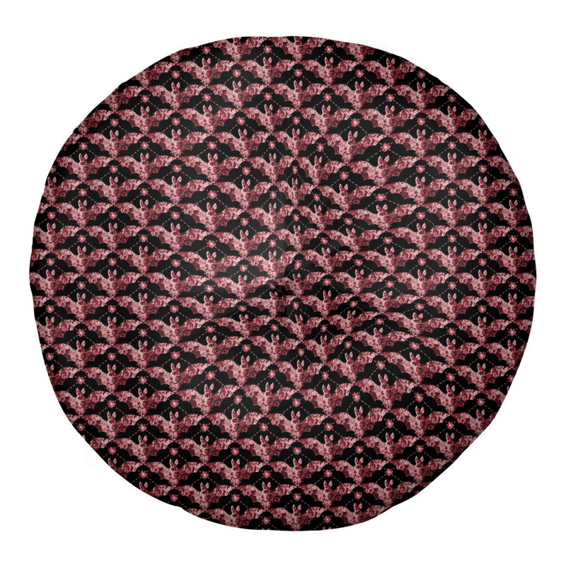 Coussin de sol Katelyn Elizabeth, 26 x 26, Rouge