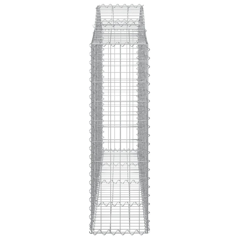 Ensemble de 20 paniers en fer galvanisé Vidaxl Gabion, H 2,6 pi x l 9,8 pi